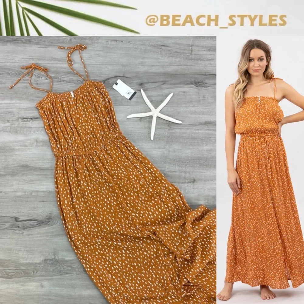🔆RIP CURL🔆 SAFARI SUN MAXI DRESS - Picture 1 of 14